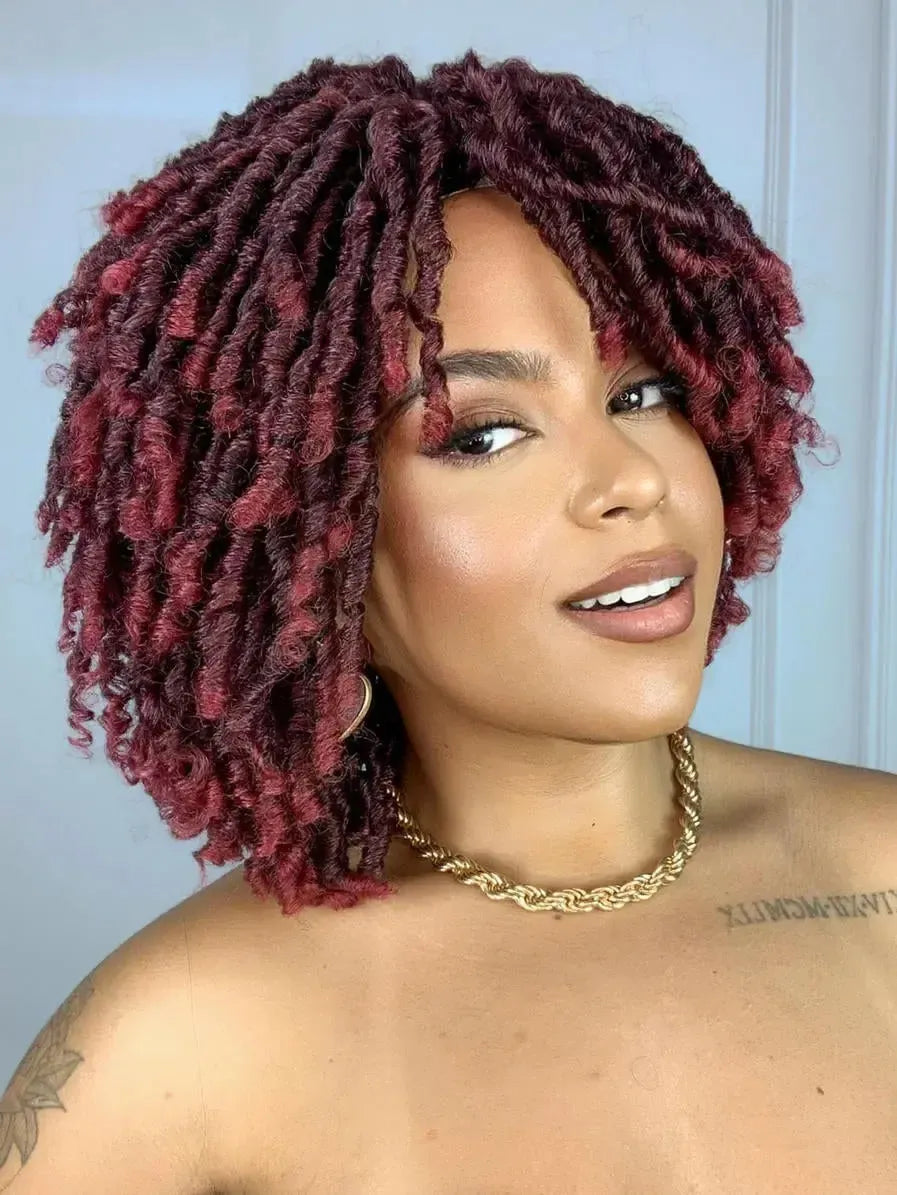 Peruca Kieza Dreads Vermelha