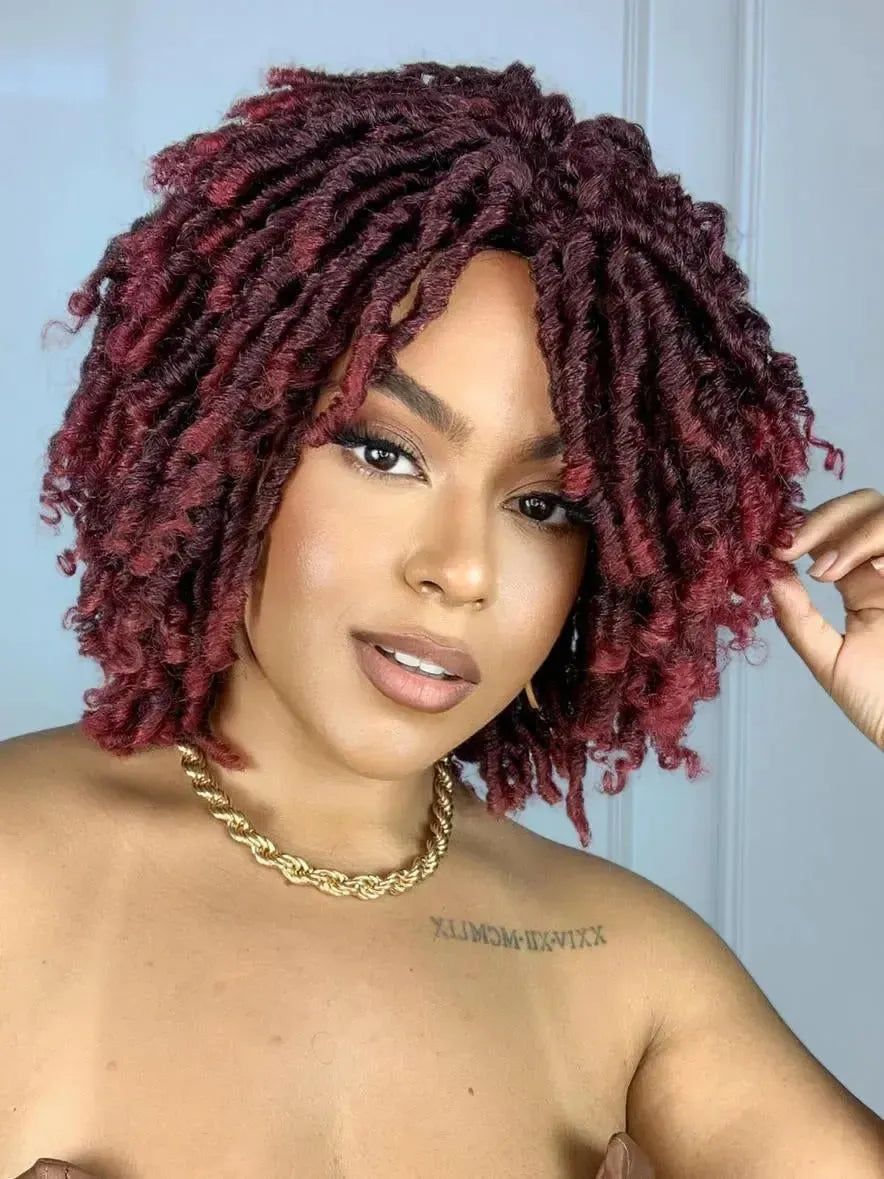 Peruca Kieza Dreads Vermelha