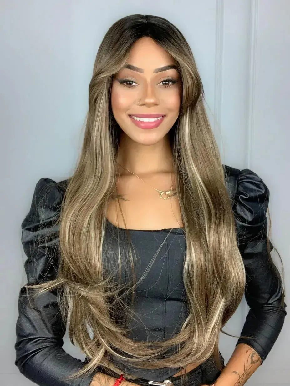 Peruca Miriam Loira 613A Franja (Premium)