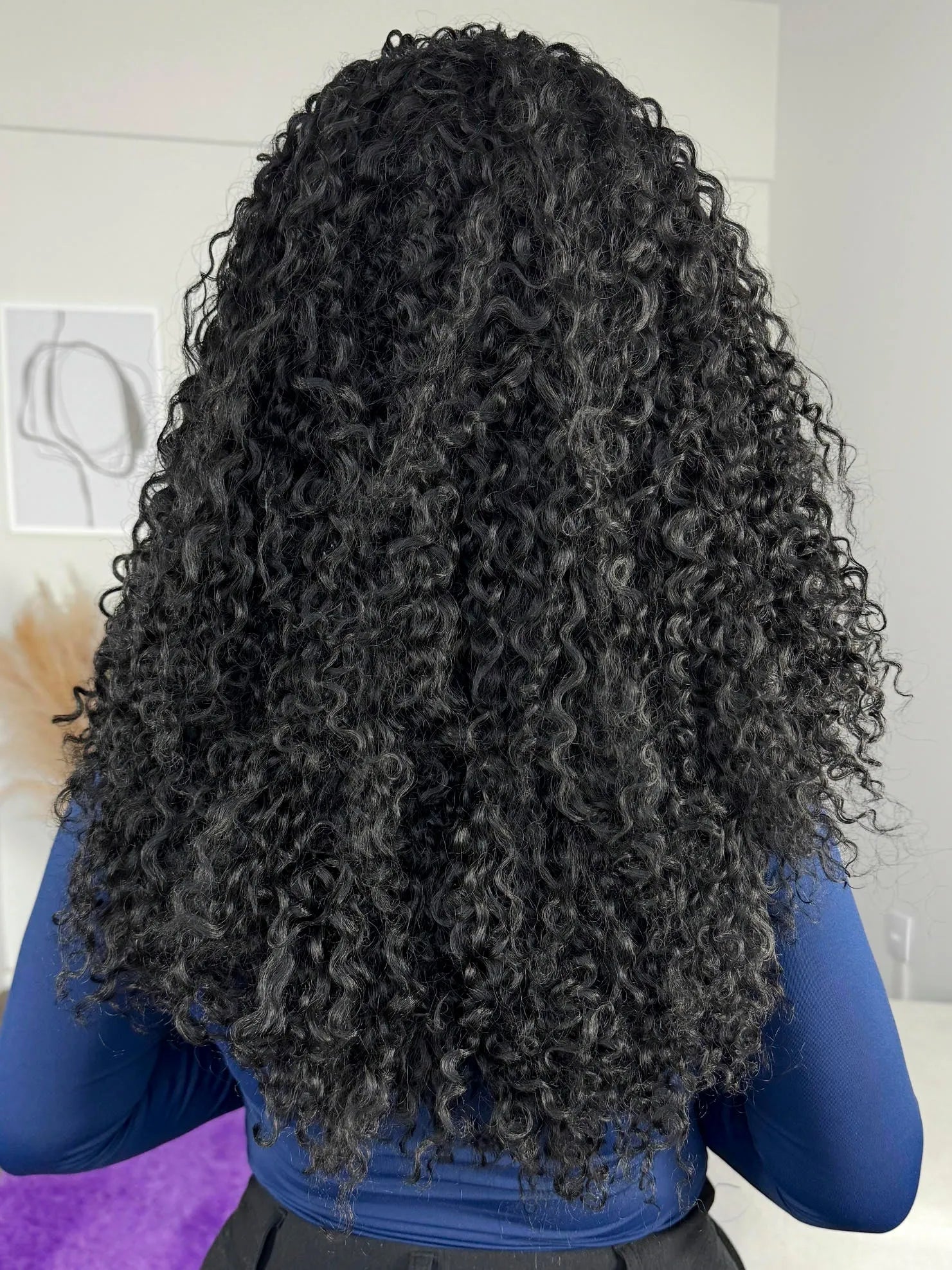 Peruca Wig Dana Cacheada Castanho Escuro
