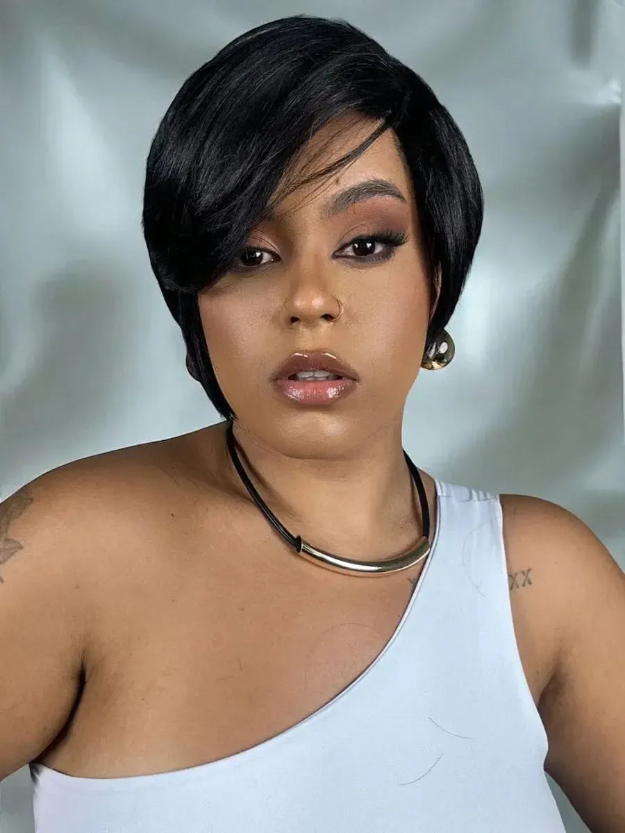 Peruca Wig Erika Preta Curta