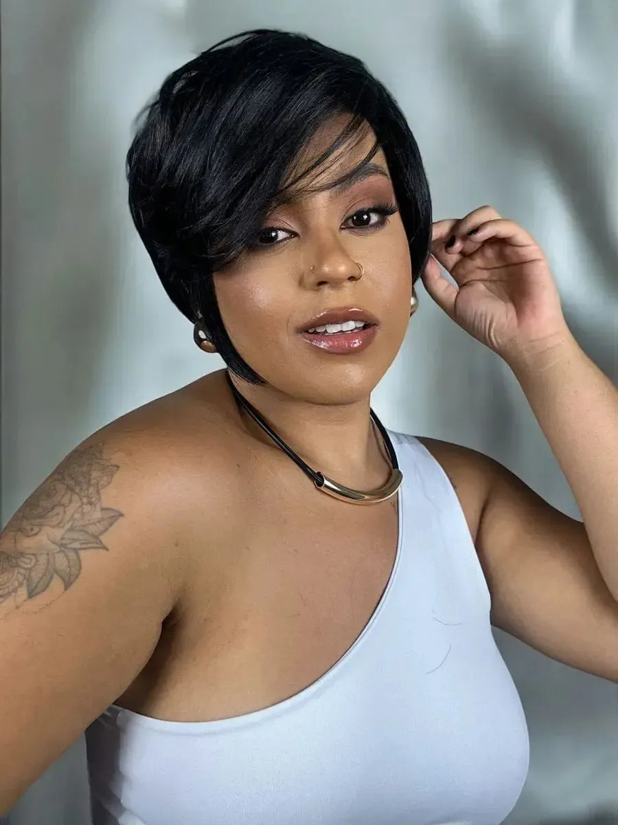 Peruca Wig Erika Preta Curta