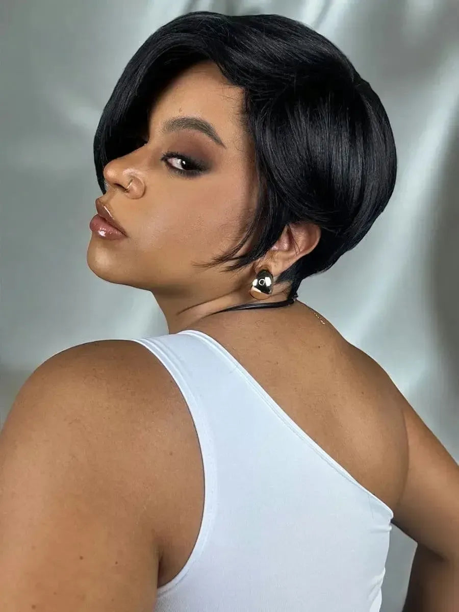 Peruca Wig Erika Preta Curta