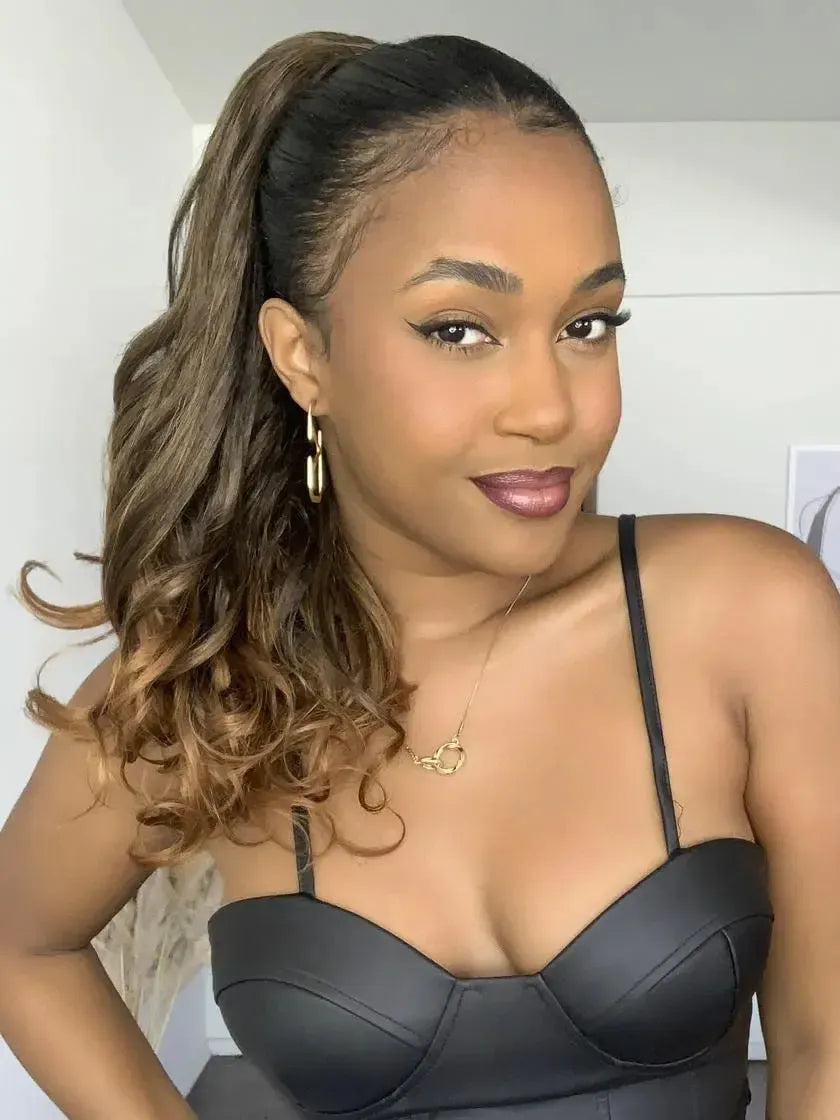 Rabo de Cavalo Podo Wave 40cm - Castanho 1b/30