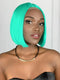 Lace Front Alia Shun Curta Lisa Verde 40 cm