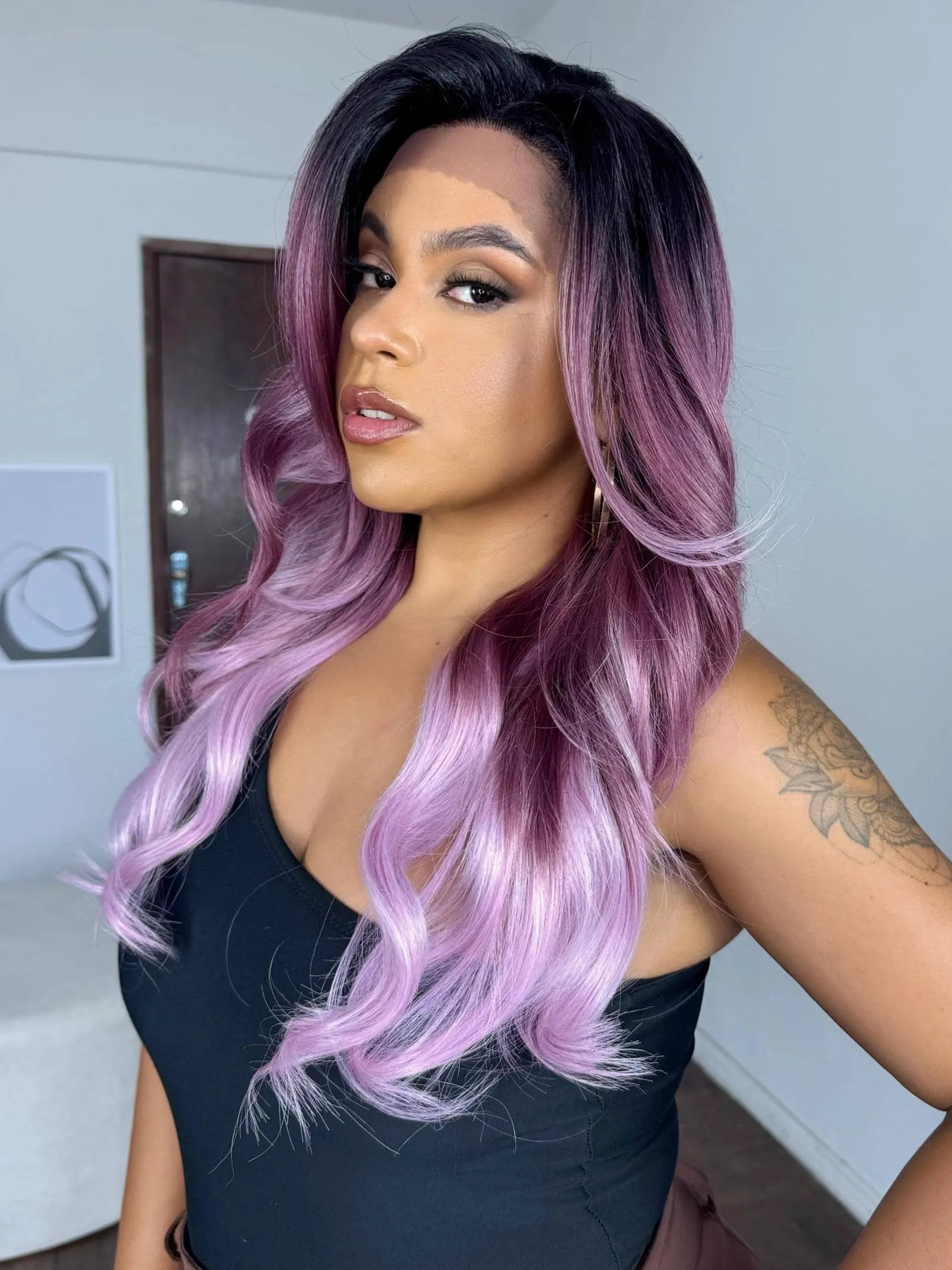 Lace Front Amelia Rosa - Repartição Livre 13x4