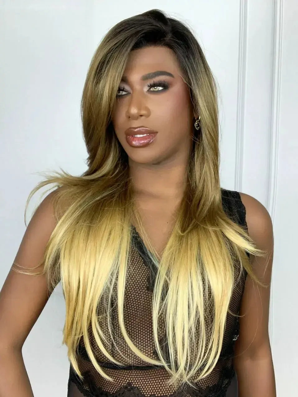 Lace Front Andressa Loira Castanha 86E - Repartição Livre 13x4