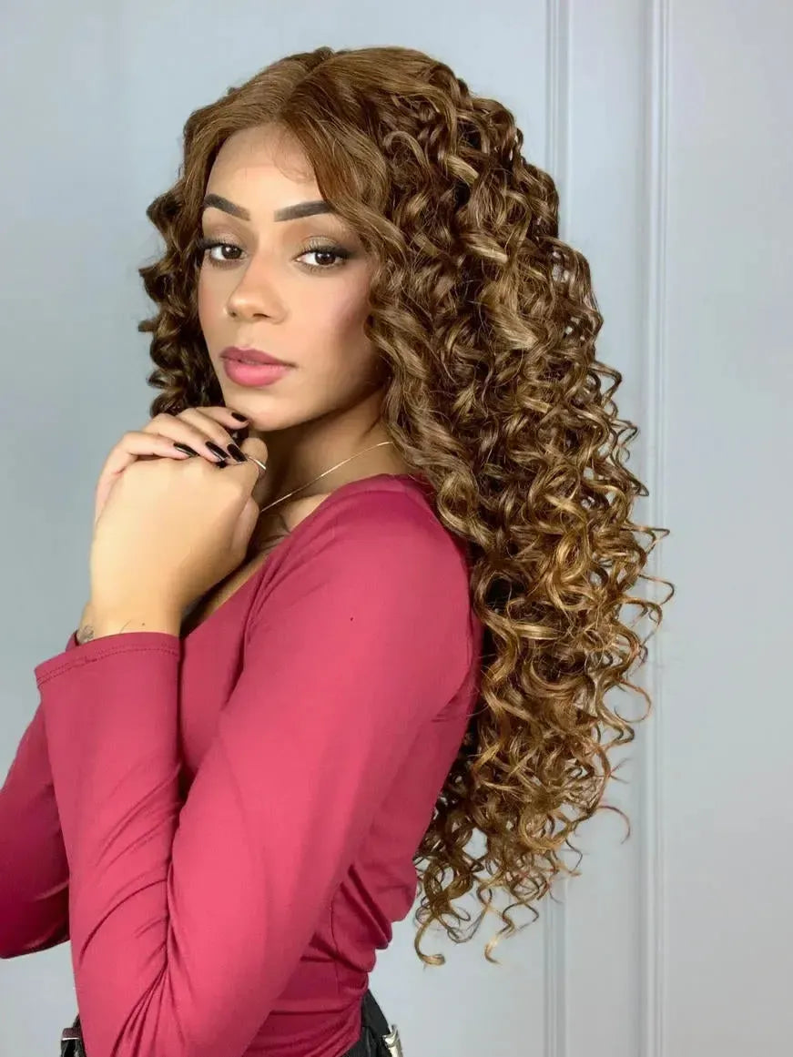 Lace Front Barbara Morena Iluminada 1427 Cacheada