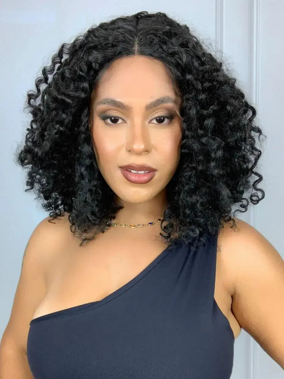 Lace Front Bio Fibra Donna Preto
