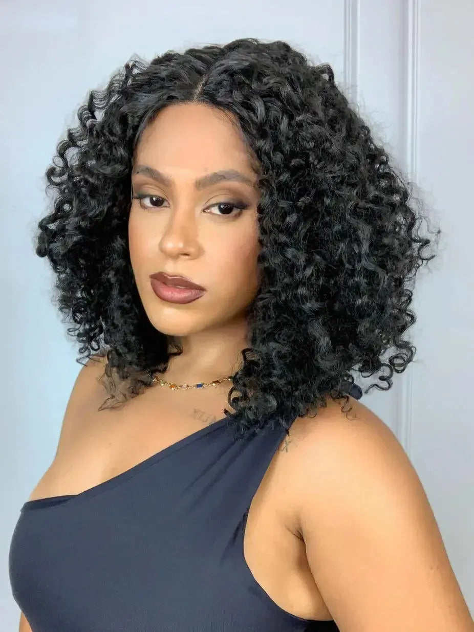 Lace Front Bio Fibra Donna Preto