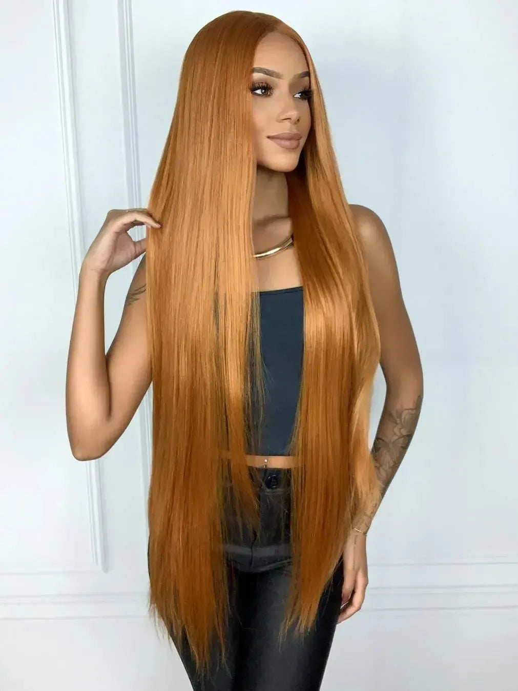 Lace Front Britany Hit Ruiva 110cm