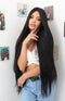 Lace Front Britany Preta Lisa 110cm