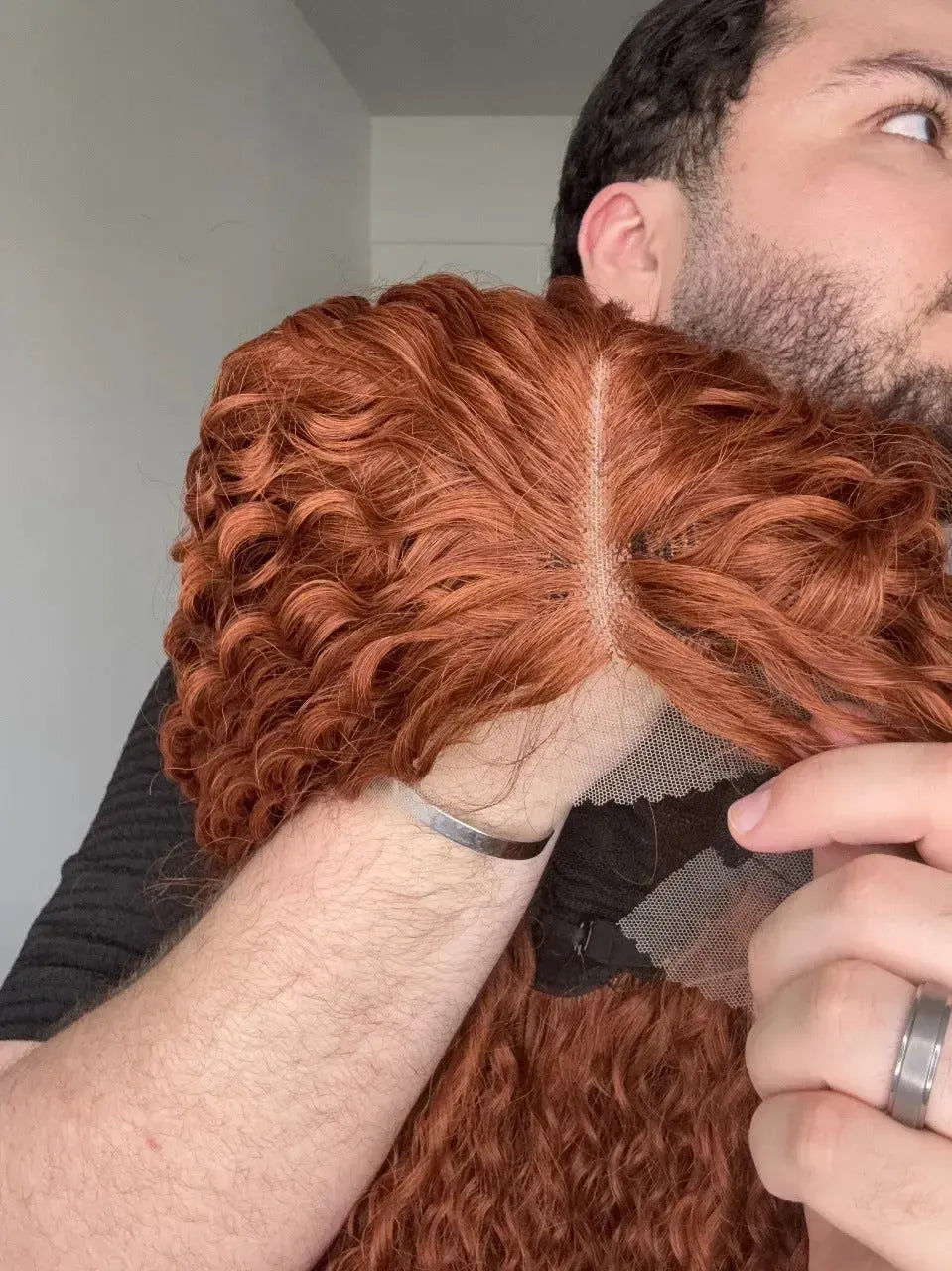 Lace Front Cacheada Peça Única 016