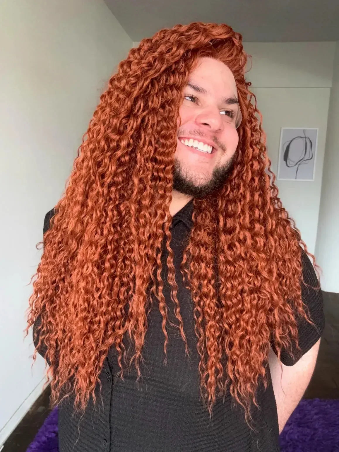 Lace Front Cacheada Peça Única 016