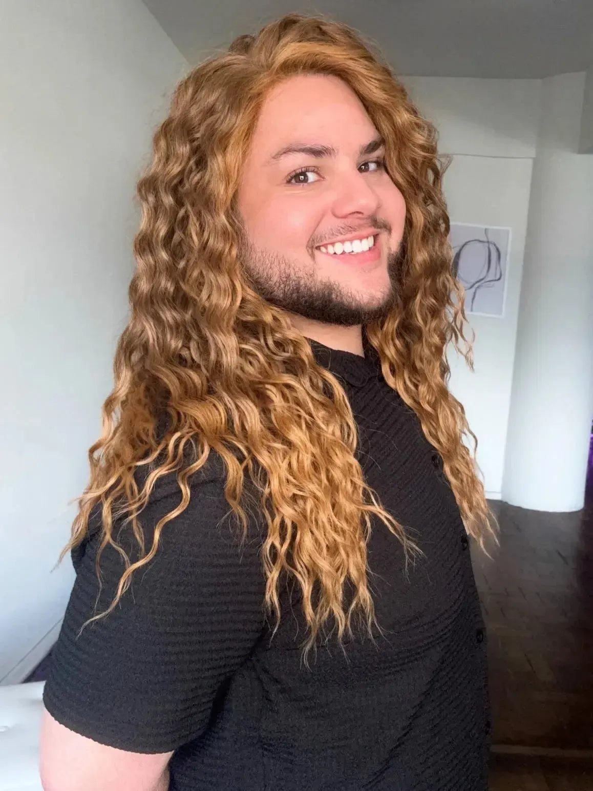 Lace Front Cacheada Peça Única 026