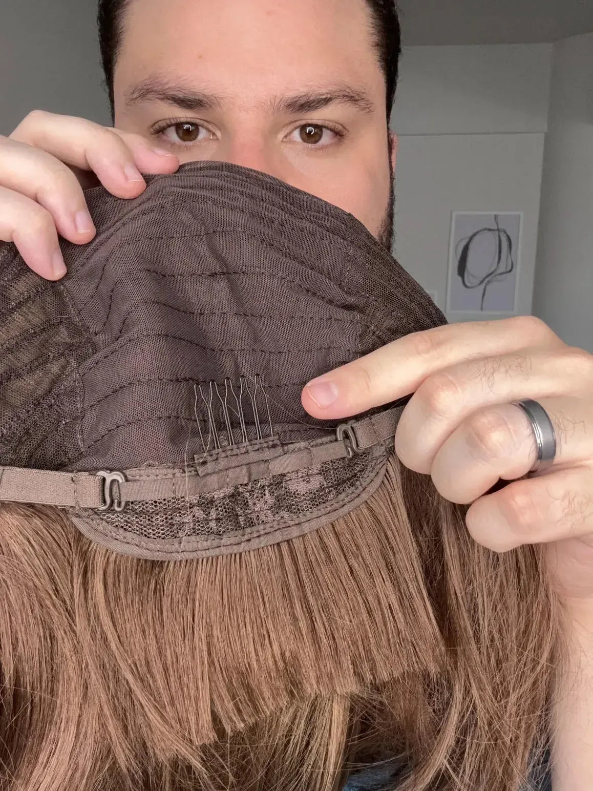 Lace Front Castanha Repartição Livre 13x3 Peça Única 064