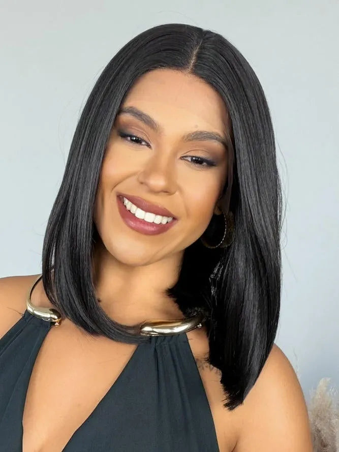 Lace Front Clelia Castanho Escuro