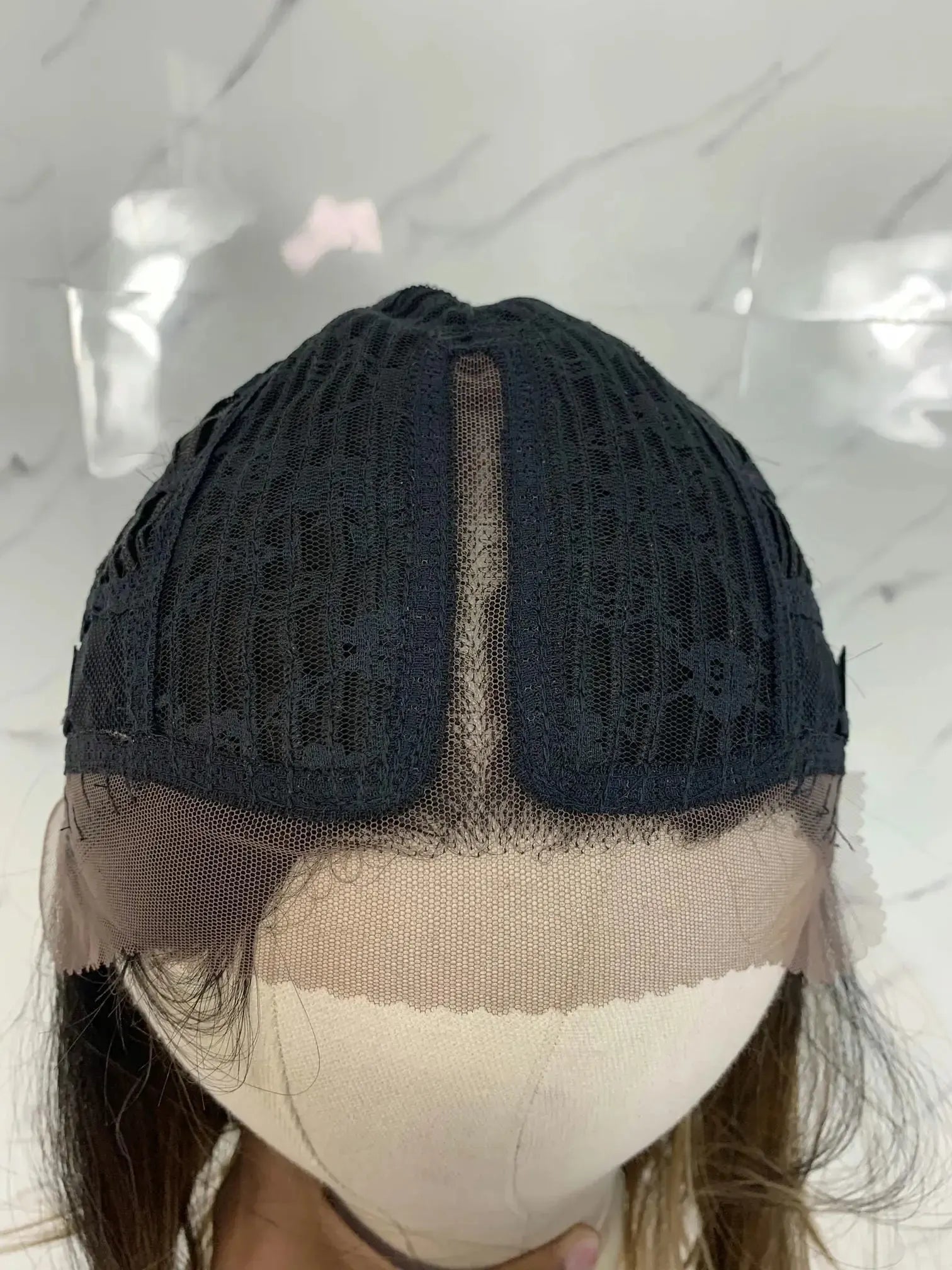 Lace Front Dominick Loira Luzes Lisa 26J Longbob 50cm