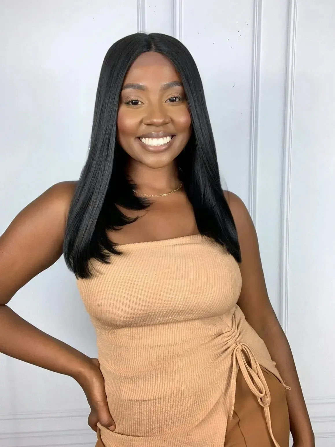 Lace Front Dominick Preta Lisa Longbob 50cm