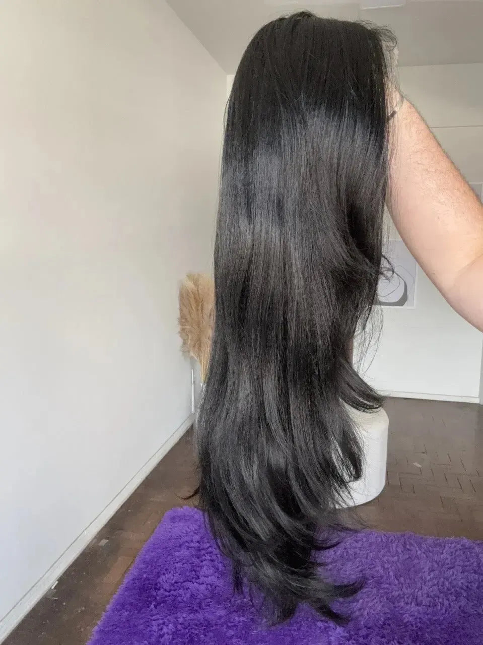 Lace Front Fibra Premium Peça Única 009