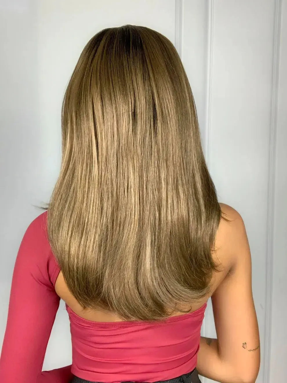 Lace Front Giba Castanho 12D Ondulada