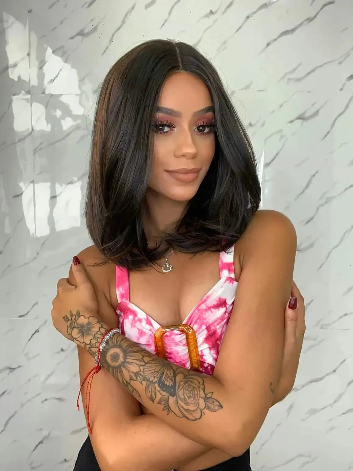 Lace Front Gimi Castanho com Luzes Lisa F2/30