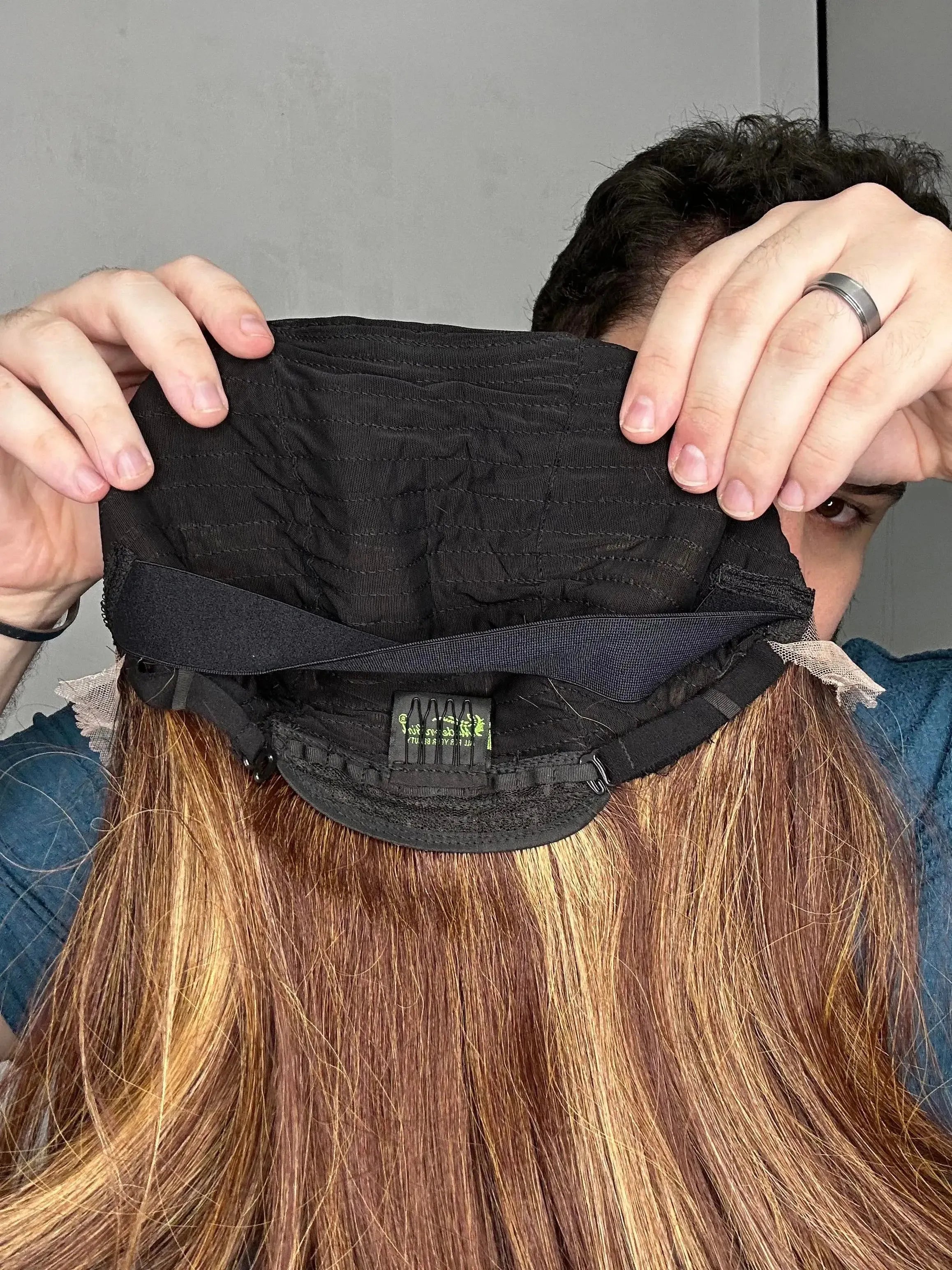 Lace Front HD Belena Castanho com Luzes Repartição Livre 13x4