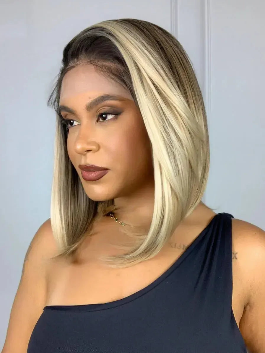 Lace Front HD Belena Loira 103 - Repartição Livre 13x4