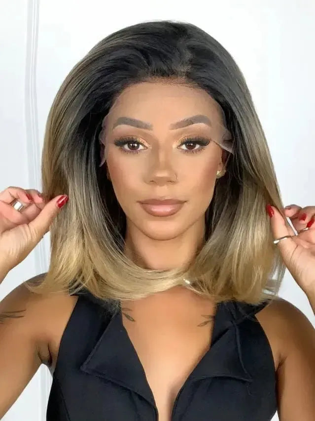 Lace Front HD Belena Loira Repartição Livre 13x4