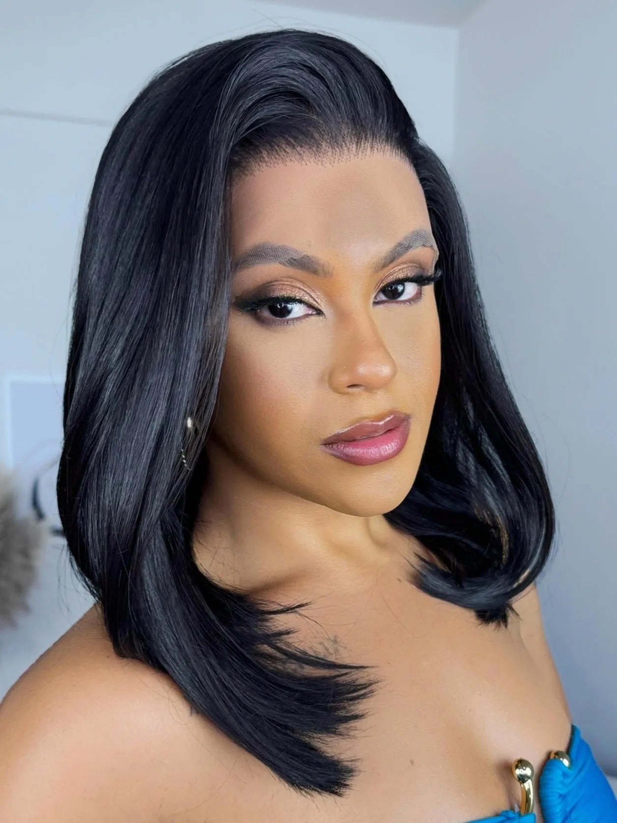 Lace Front HD Cassandra Castanho Escuro - Repartição Livre 13x4