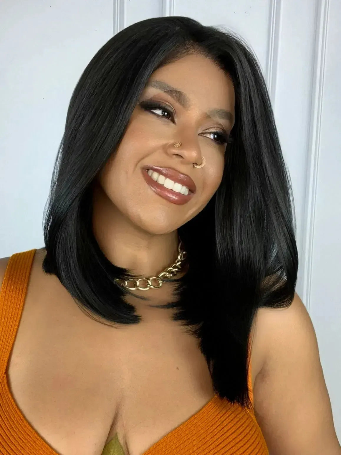 Lace Front HD Cassandra Preta - Repartição Livre 13x4