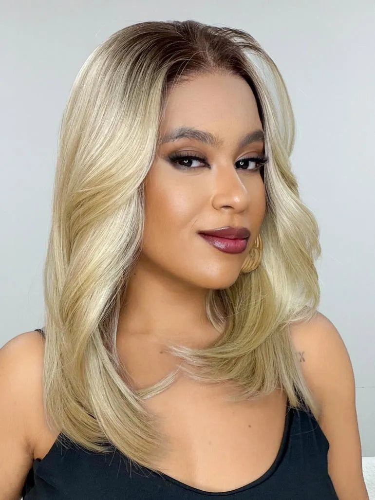 Lace Front HD Lara Loira 613 45cm - Repartição Livre 13x4