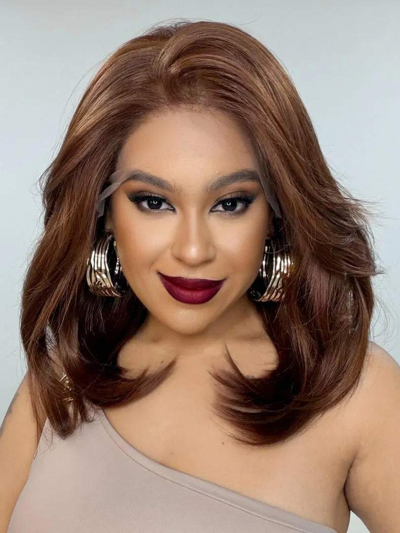 Lace Front HD Lara Ruiva 45cm - Repartição Livre 13x4