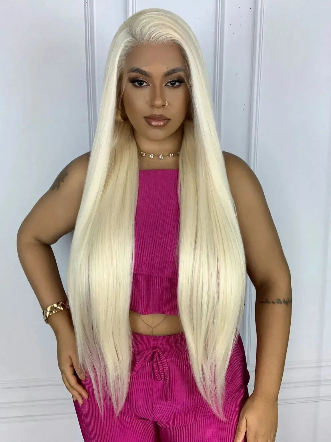 Lace Front HD Thalita Loira 90cm - Repartição Livre 13x4