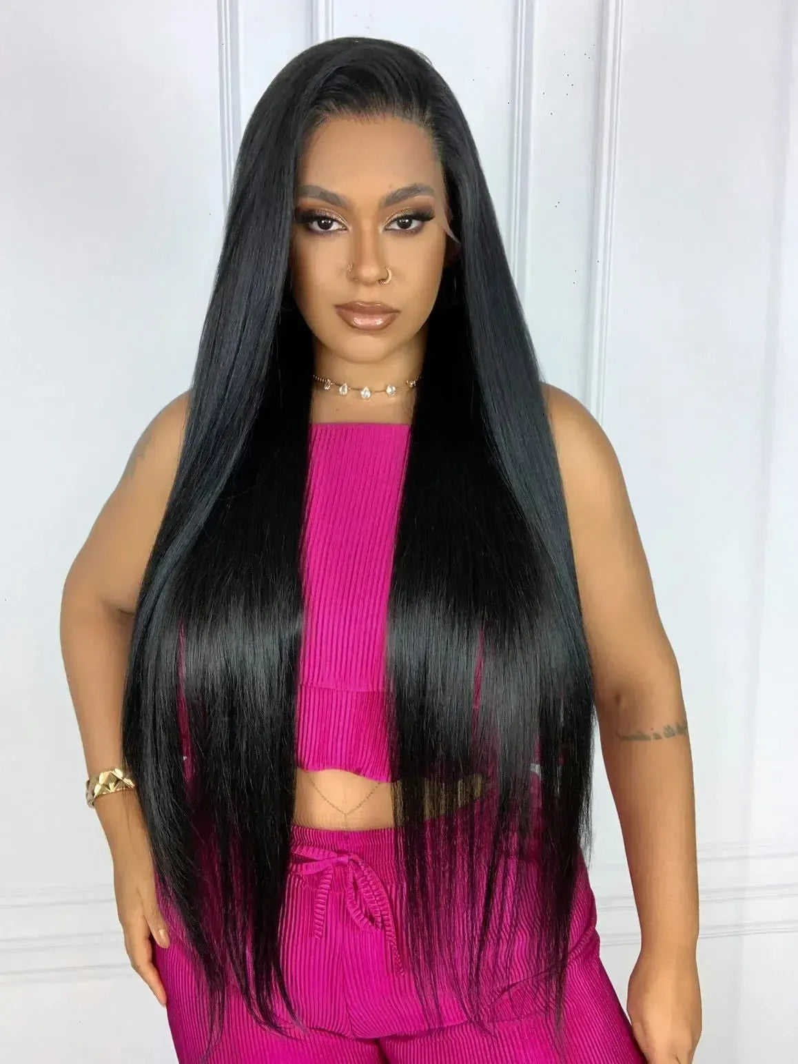 Lace Front HD Thalita Preta 90cm - Repartição Livre 13x4