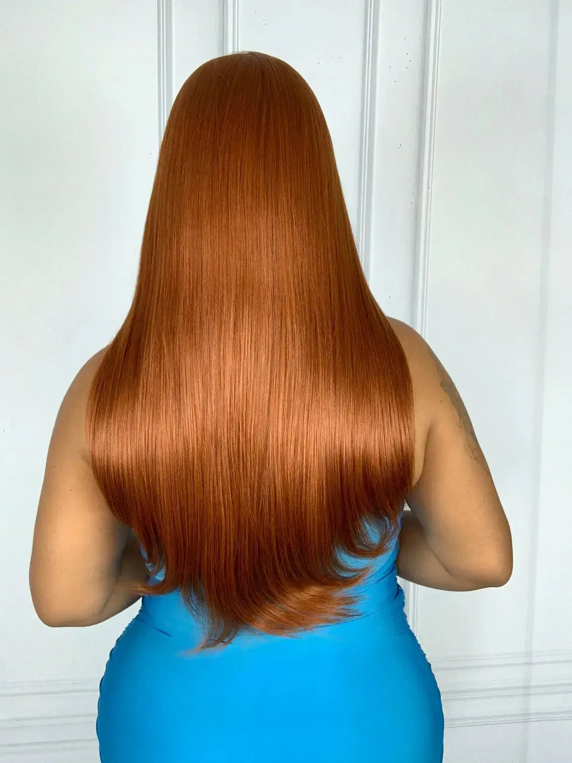 Lace Front HD Valentina Ruiva 65cm - Repartição Livre 13x4