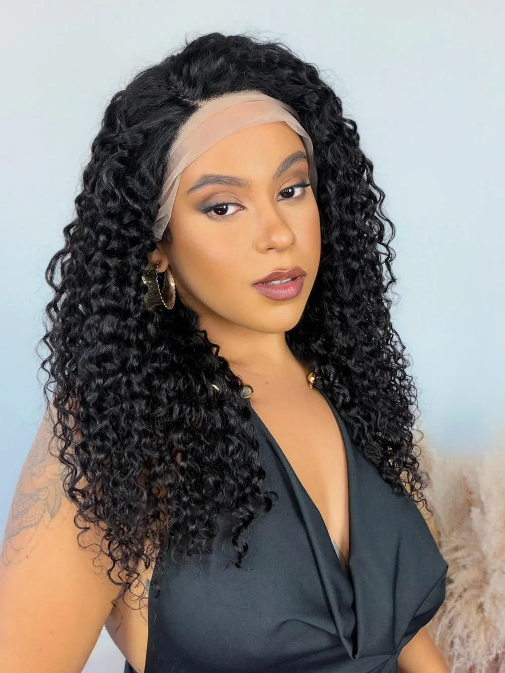 Lace Front Humana Alberta Cacheada