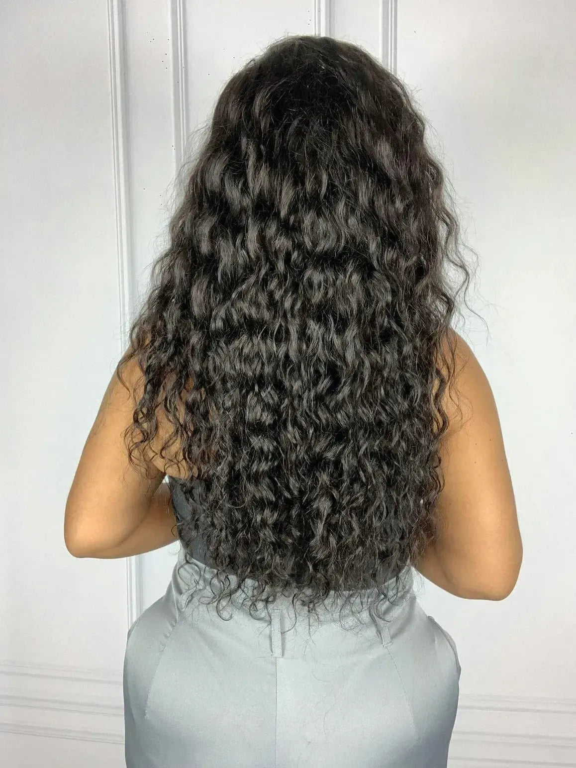 Lace Front Humana Colete Cacheada Repartição Livre 13x6