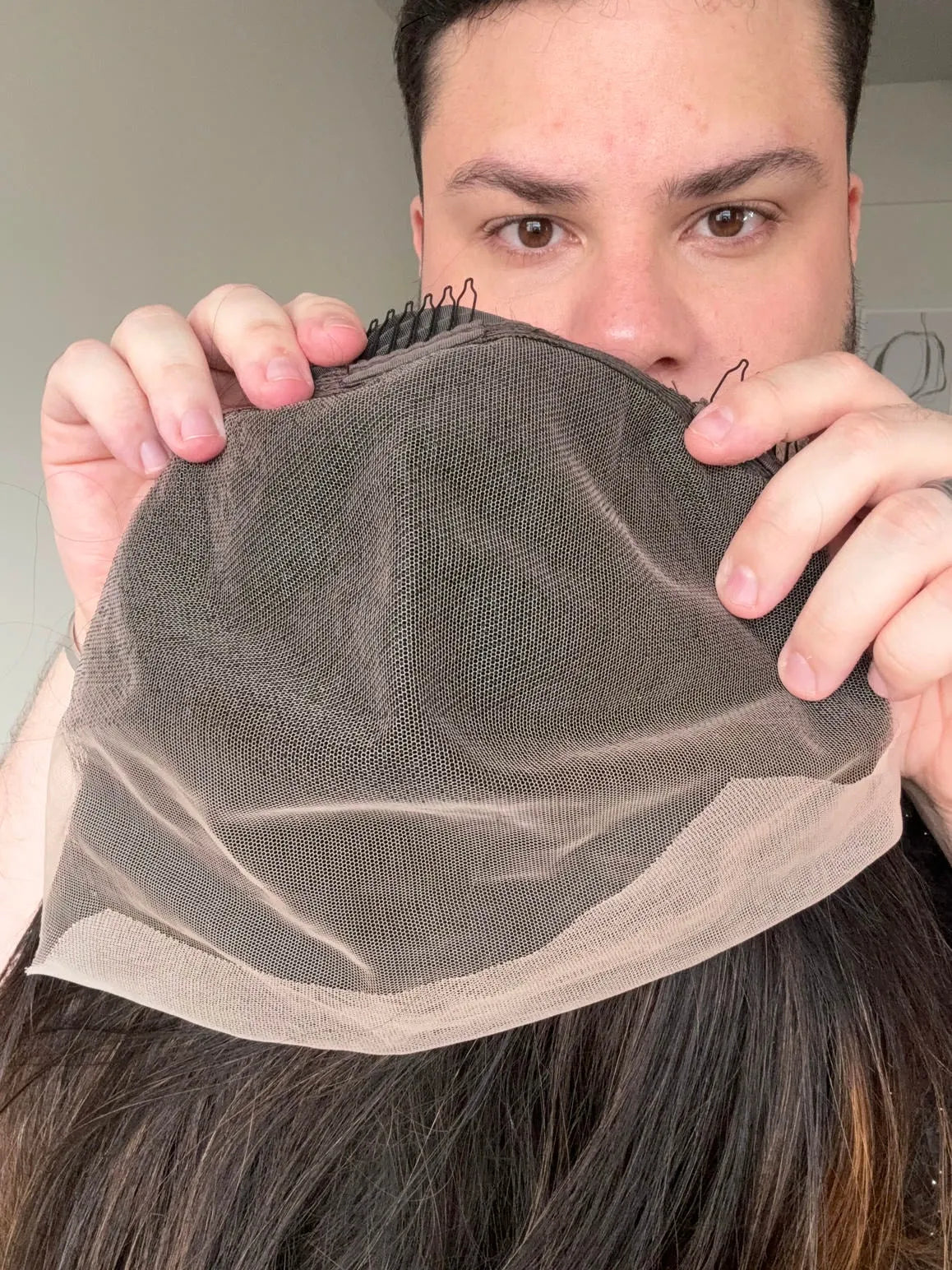 Lace Front Humana HD Camila 007 Luzes 75cm - Repartição Livre 13x6
