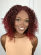 Lace Front Izabel Vermelha Cacheada