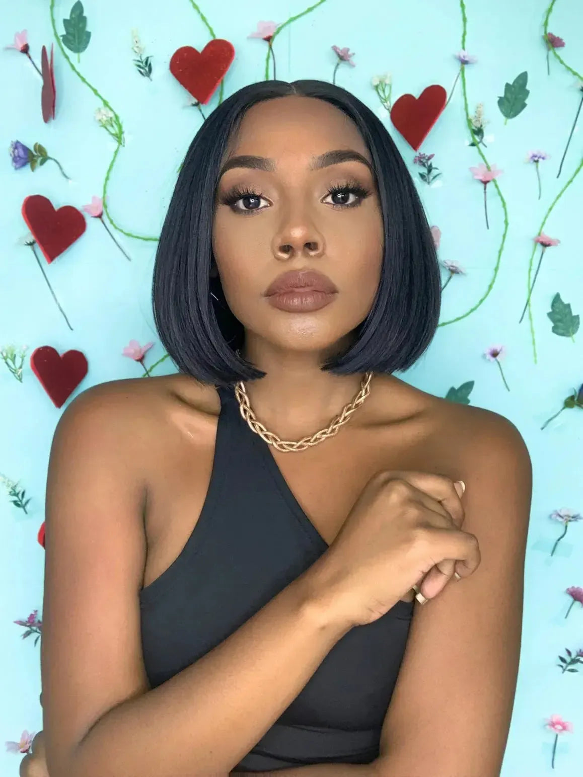 Lace Front Joa Castanho Escuro - Repartição Livre 13x4