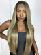 Lace Front Luiza Loira 16A Raiz Castanha Lisa 80cm - Repartição Livre 13x3