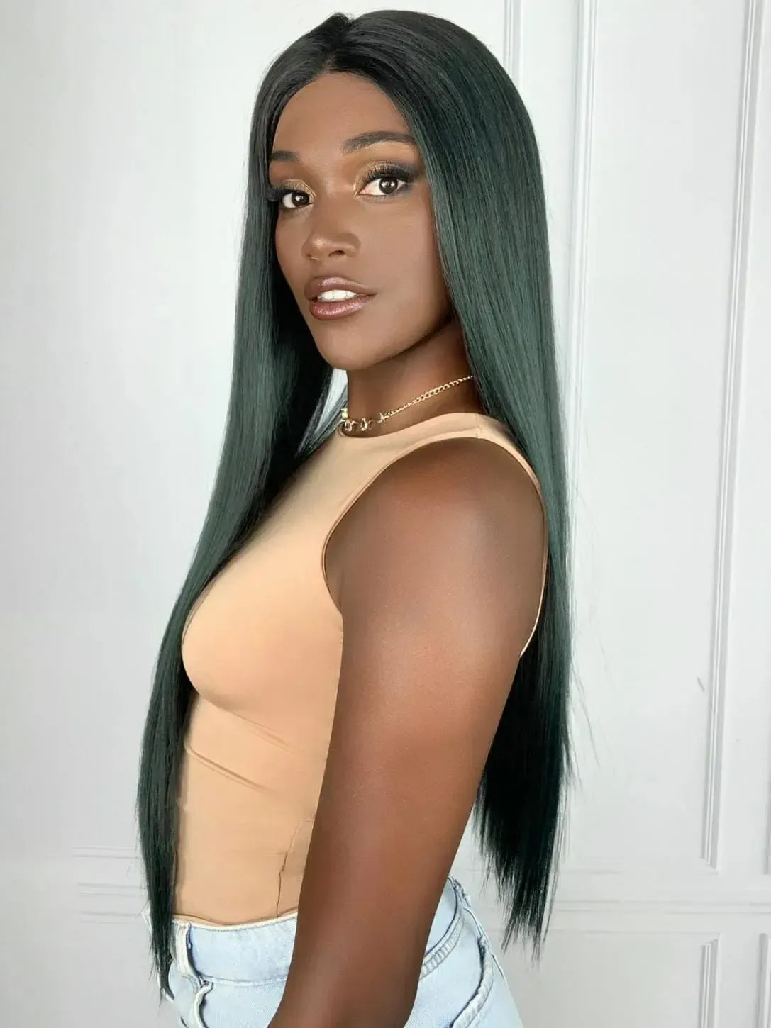 Lace Front Marta Verde 75cm - Repartição Livre 4x4