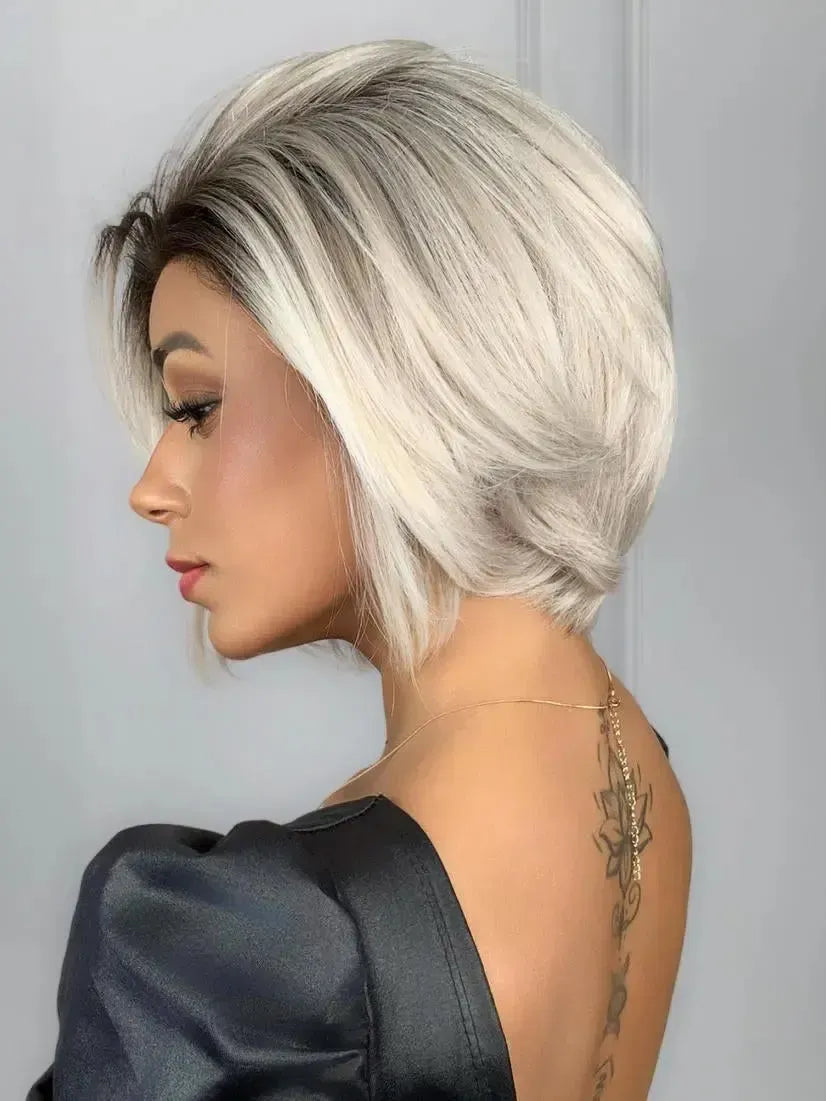 Lace Front Patricia Platinado 1001c