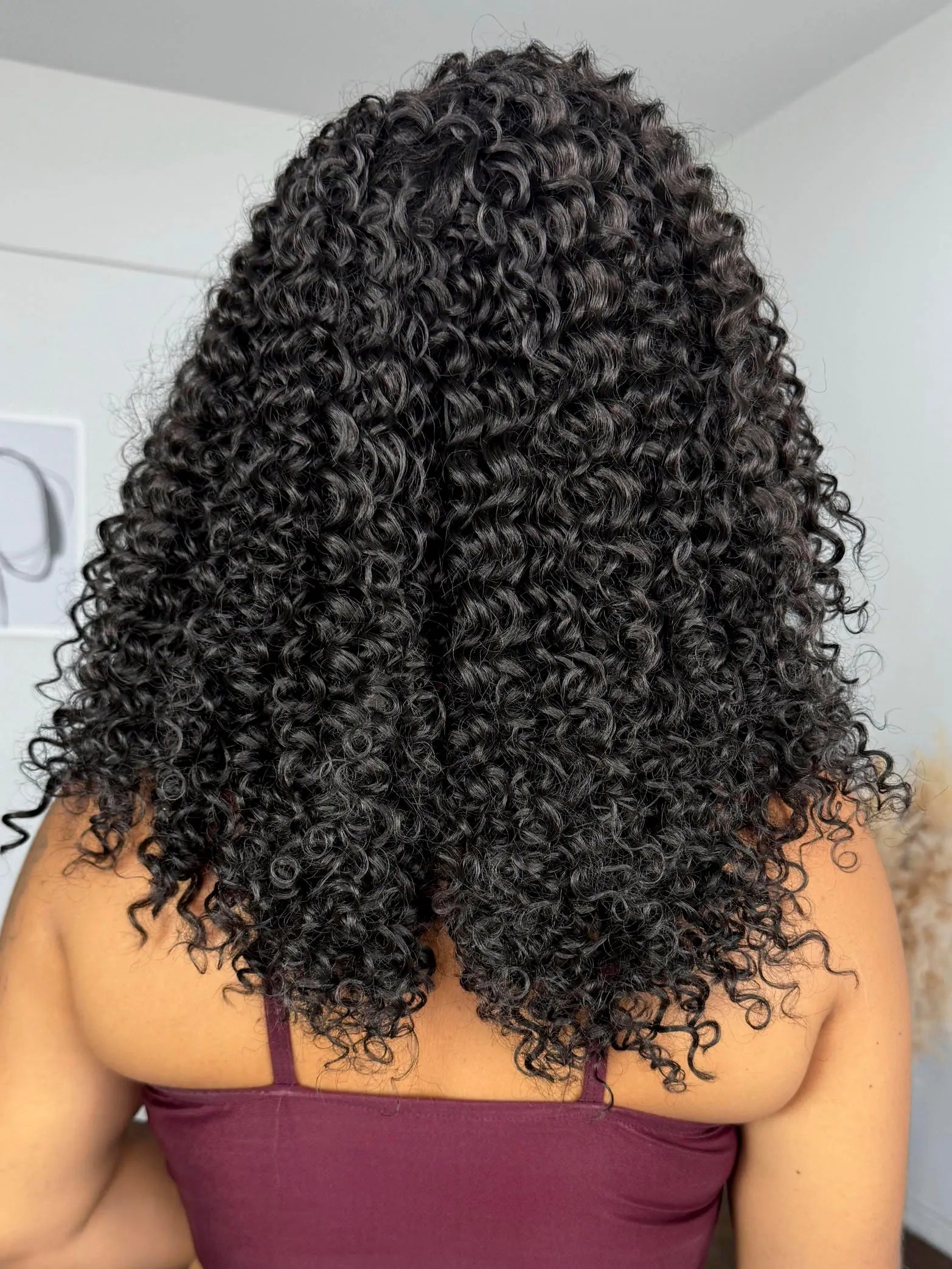 Lace Front Reya Castanho Cacheada - Repartição Livre 13x4