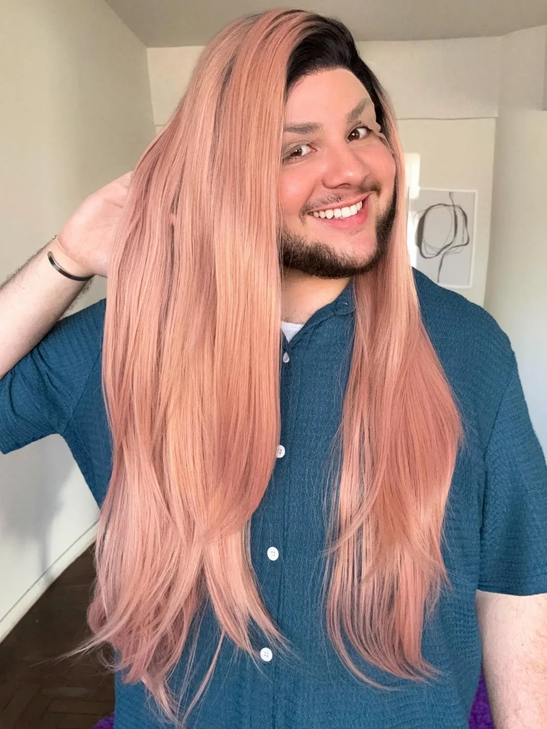 Lace Front Serena Rosa - Repartição Livre 13x3