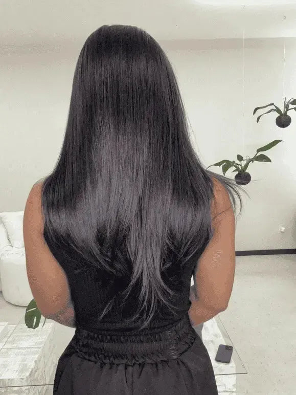 Lace Front Sonia Tela HD Castanho Escuro Repartição Livre 13x6