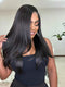 Lace Front Sonia Tela HD Castanho Escuro Repartição Livre 13x6