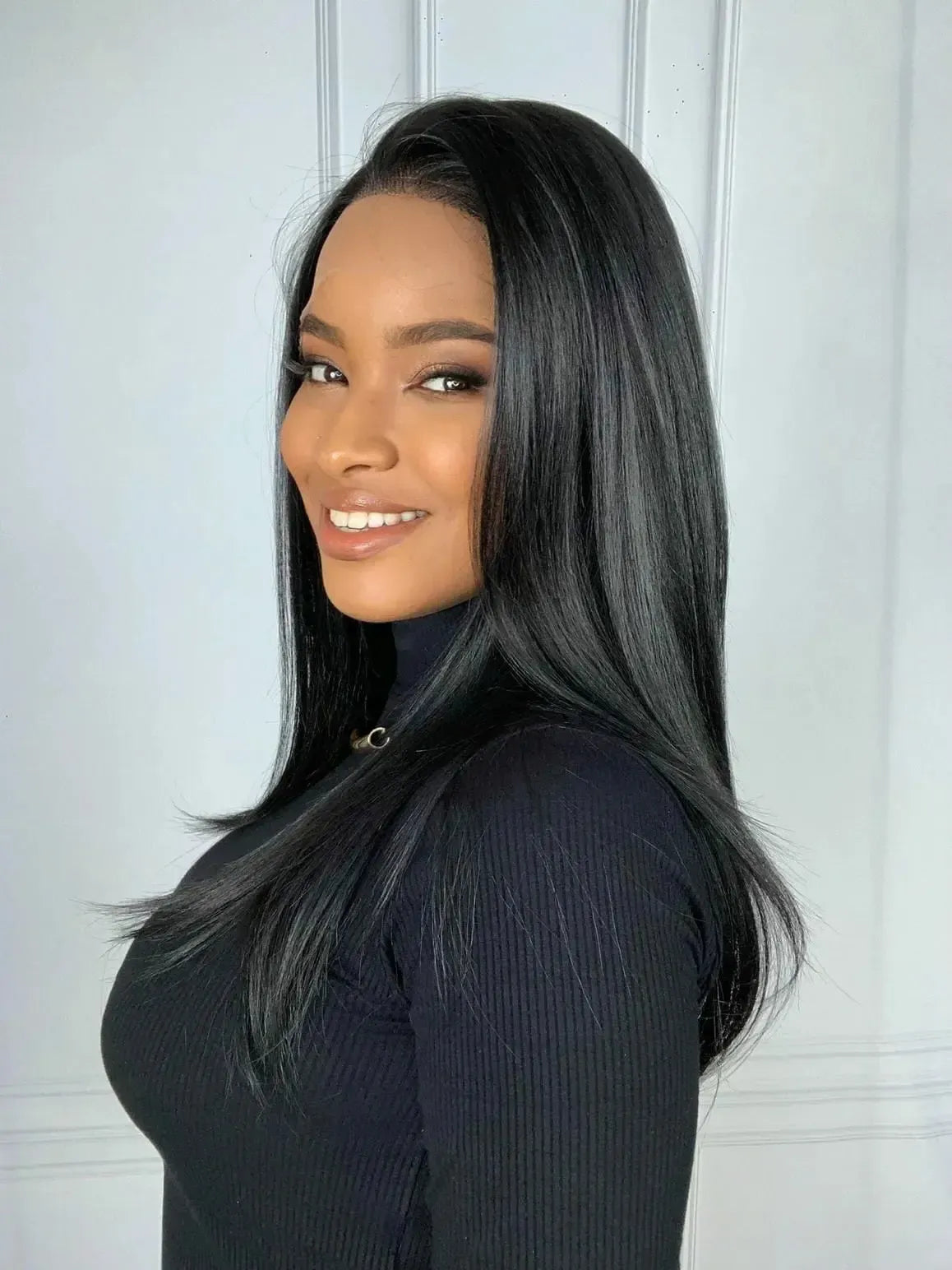 Lace Front Sonia Tela HD Preta - Repartição Livre 13x6