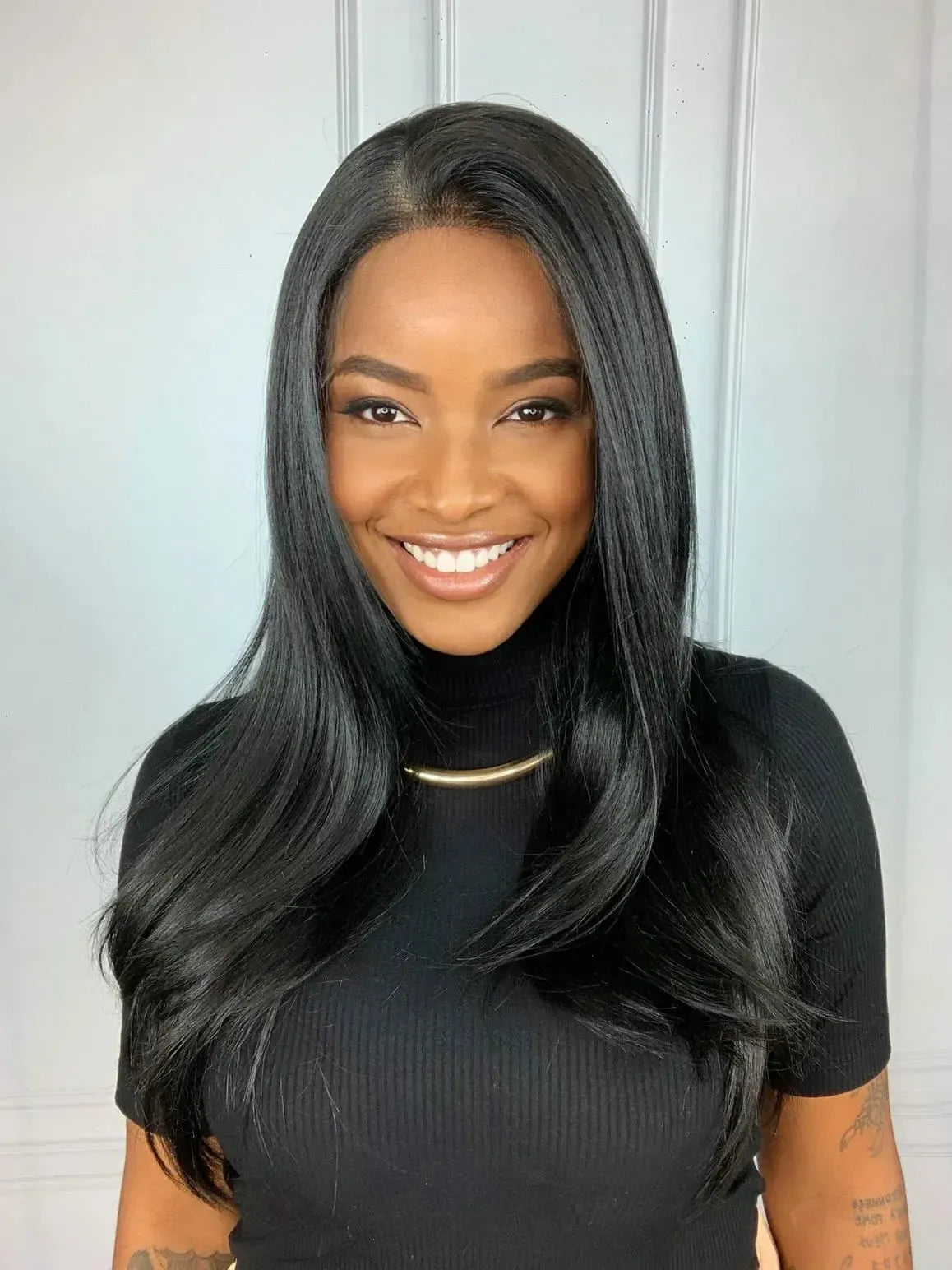 Lace Front Sonia Tela HD Preta - Repartição Livre 13x6